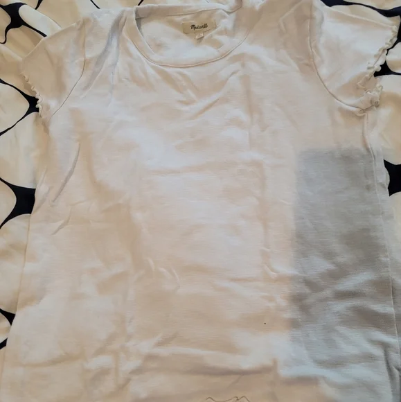 SET OF TWO - Madewell Baby Tee - White and Black - Picture 4 of 7